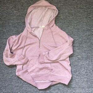 Hippie Rose Lavender Hooded Sweater